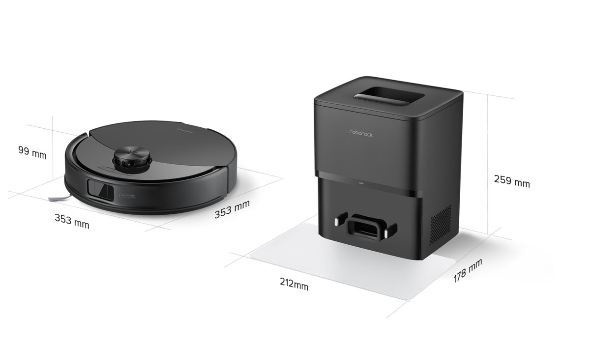 Размери на робота и на базата Roborock Q10 PF Plus_16