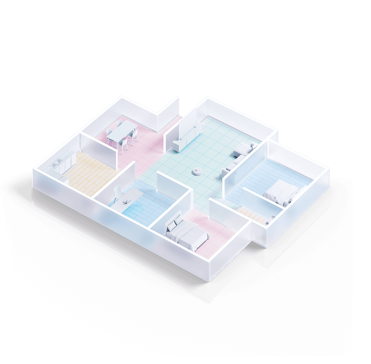 שואב אבק רובוטי Qrevo 5AE מבית Roborock Roborock SmartPlan™