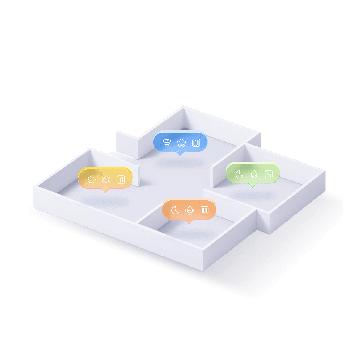 שואב אבק רובוטי Qrevo 5AE מבית Roborock התאימו את שגרת הניקיון שלכם לפי ההעדפות האישיות שלכם.