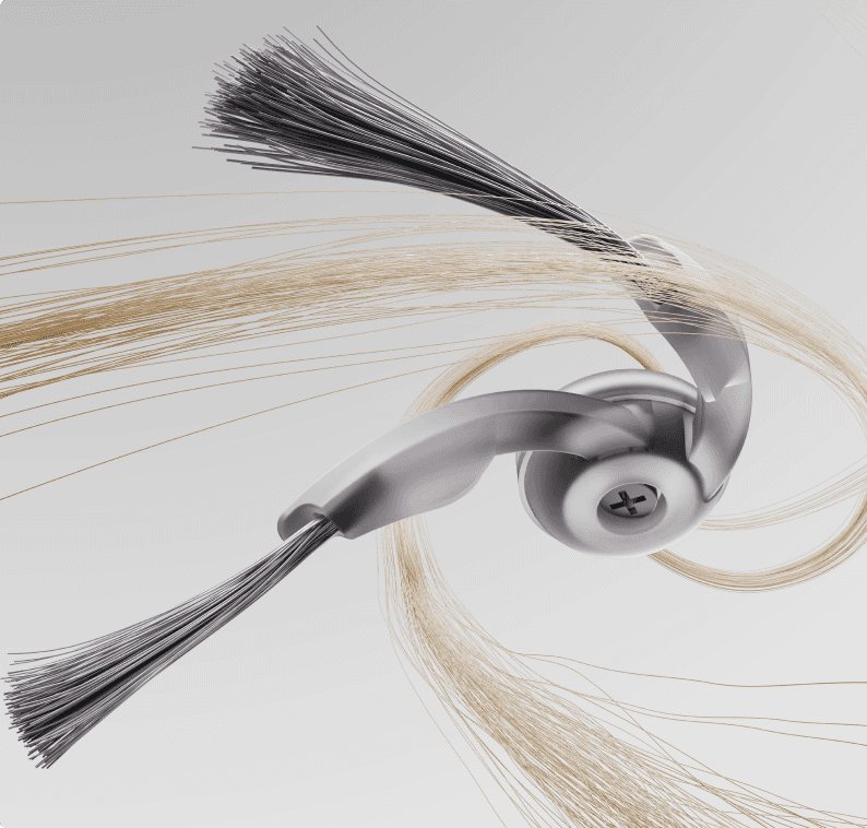 שואב אבק רובוטי Qrevo 5AE מבית Roborock מברשת צד נגד הסתבכות